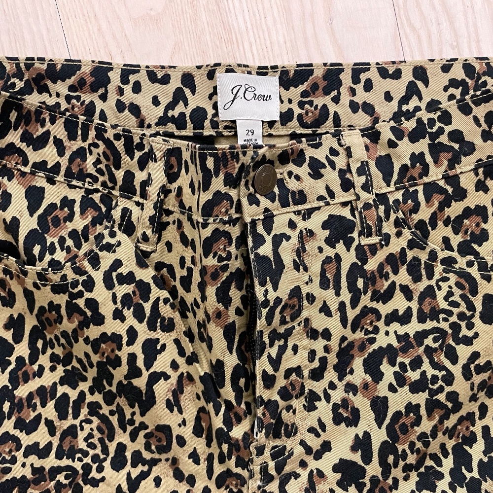 J Crew Leopard Print Pants - image 3